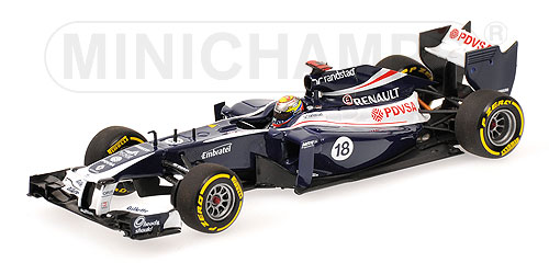 WILLIAMS RENAULT F1 TEAM – SHOWCAR – PASTOR MALDONADO – 2012 L.E. 504 pcs. 1:43 model