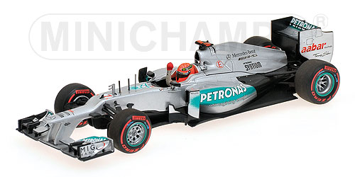 MERCEDES AMG PETRONAS F1 TEAM W03 – MICHAEL SCHUMACHER – POLE POSITION MONACO GP 2012 L.E. 1104 pcs. 1:43 model