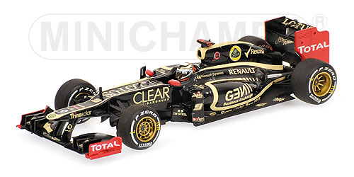 LOTUS F1 TEAM RENAULT E20 – KIMI RÄIKKÖNEN – 1ST PODIUM WITH LOTUS – BAHRAIN GP 2012 L.E. 2274 pcs. 1:43 model