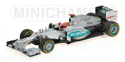 MERCEDES AMG PETRONAS F1 TEAM W03 – MICHAEL SCHUMACHER – 3RD PLACE EUROPEAN GP 2012 L.E. 1008 pcs. 1:43 model