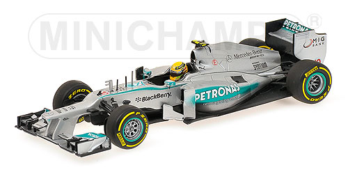 MERCEDES AMG F1 TEAM – LEWIS HAMILTON- SHOWCAR 2013 L.E. 1008 pcs. 1:43 model