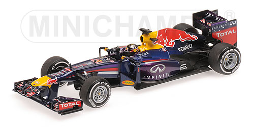 INFINITI RED BULL RACING RENAULT RB9 – SEBASTIAN VETTEL – WINNER INDIAN GP 2013 L.E. 1512 pcs. 1:43 model