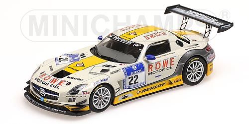 MERCEDES-BENZ SLS AMG GT3 – ROWE RACING – GRAF/JÄGER/SEYFFARTH/BASTIAN – 24H NÜRBURGRING 2013 L.E. 312 pcs. 1:43 model