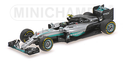 MERCEDES AMG PETRONAS F1 TEAM – F1 W07 HYBRID – ROSBERG – WORLD CHAMPION – 2016 L.E. 624 pcs. 1:43 model