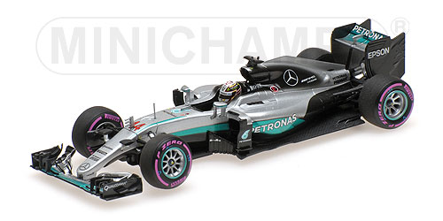 MERCEDES AMG PETRONAS F1 TEAM – F1 W07 HYBRID – LEWIS HAMILTON – WINNER ABU DHABI GP 2016 L.E. 504 pcs. 1:43 model