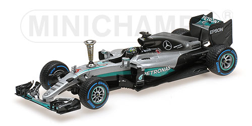 MERCEDES AMG PETRONAS F1 W07 HYBRID – ROSBERG – SINDELFINGEN DEMONSTRATION RUN WORLD CHAMPION 2016 L.E. 576 pcs. 1:43 model