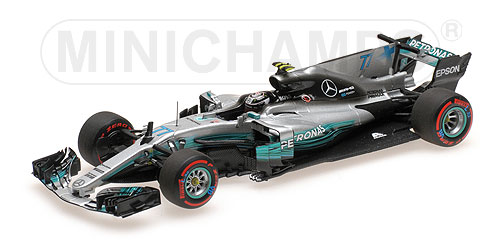 MERCEDES AMG PETRONAS FORMULA ONE TEAM F1 W08 EQ POWER+ – VALTTERI BOTTAS – 2nd MEXICAN GP 2017 L.E. 504 pcs. 1:43 model