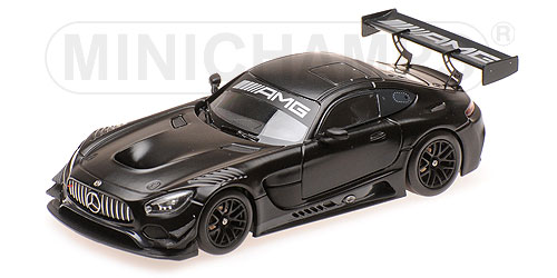 MERCEDES-AMG GT3 – PLAIN BODY VERSION – 2017 – MATT BLACK - L.E. 402 pcs. 1:43 model