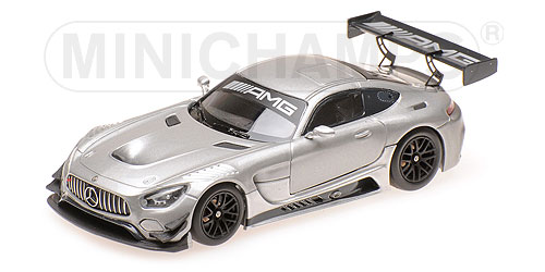 MERCEDES-AMG GT3 – PLAIN BODY VERSION – 2017 – SILVER MATT - L.E. 402 pcs. 1:43 model
