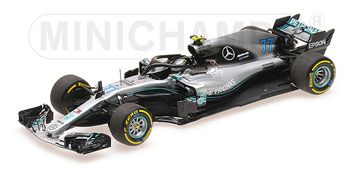 MERCEDES AMG PETRONAS FORMULA ONE TEAM F1 W09 EQ POWER – VALTTERI BOTTAS – 2018 1:43 model