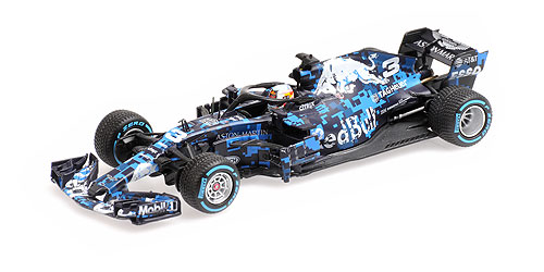 ASTON MARTIN RED BULL RACING TAG-HEUER RB14 – DANIEL RICCIARDO – SHAKEDOWN LIVERY SILVERSTONE 2018 - L.E. 850 pcs. 1:43 model