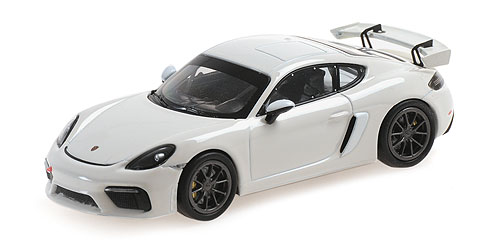 PORSCHE 718 CAYMAN GT4 CLUBSPORT – 2020 – WHITE 1:43 model