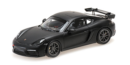 PORSCHE 718 CAYMAN GT4 CLUBSPORT – 2020 – MATT BLACK 1:43 model