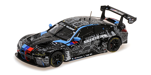 BMW M4 GT3  TEAM WRT – VALENTINO ROSSI  PRE SEASON BLACK TEST CAR 2023 1:43 model