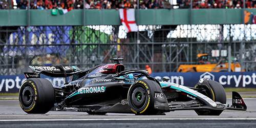 MERCEDES-AMG PETRONAS FORMULA ONE TEAM F1 W15 E PERFORMANCE – GEORGE RUSSELL – BRITISH GP 2024 1:43 model