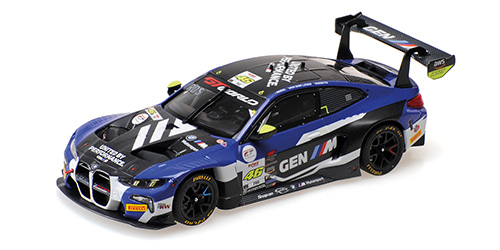 BMW M4 GT3 EVO  TEAM WRT – VALENTINO ROSSI – KELVIN VAN DER LINDE – CHARLES WEERTS – WINNER 8 HOUR INDIANAPOLIS 2025 1:43 model
