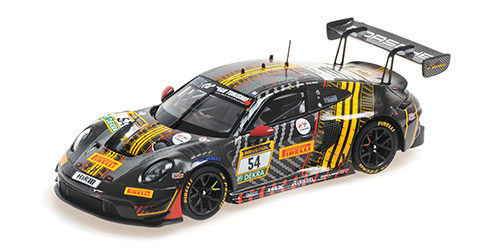 PORSCHE 911 GT3R – DINAMIC GT-TEAM – BUUS-HARTOG-STURM-CAIROLI – 3RD PLACE 24H NUERBURGRING 2025 1:43 model