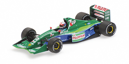 JORDAN FORD 191 – BERTRAND GACHOT – 6TH PLACE BRITISH GP 1991 - L.E. 220 pcs. 1:43 model