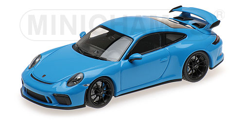 PORSCHE 911 GT3 – 2017 – BLUE – EXCLUSIVE FOR MINICHAMPS.DE L.E. 100 pcs. 1:43 model