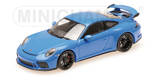 PORSCHE 911 GT3 – 2017 – BLUE  EXCLUSIVE FOR MINICHAMPS.DE L.E. 100 pcs. 1:43 model