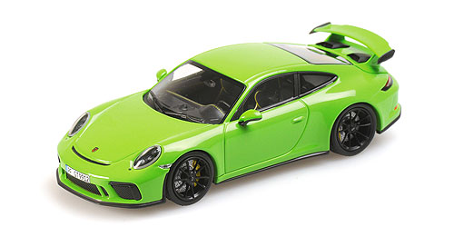 PORSCHE 911 GT3 – 2017 – GREEN  EXCLUSIVE FOR MINICHAMPS.DE - L.E. 100 pcs. 1:43 model