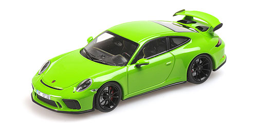 PORSCHE 911 GT3 – 2017 – GREEN  EXCLUSIVE FOR MINICHAMPS.DE - L.E. 100 pcs. 1:43 model