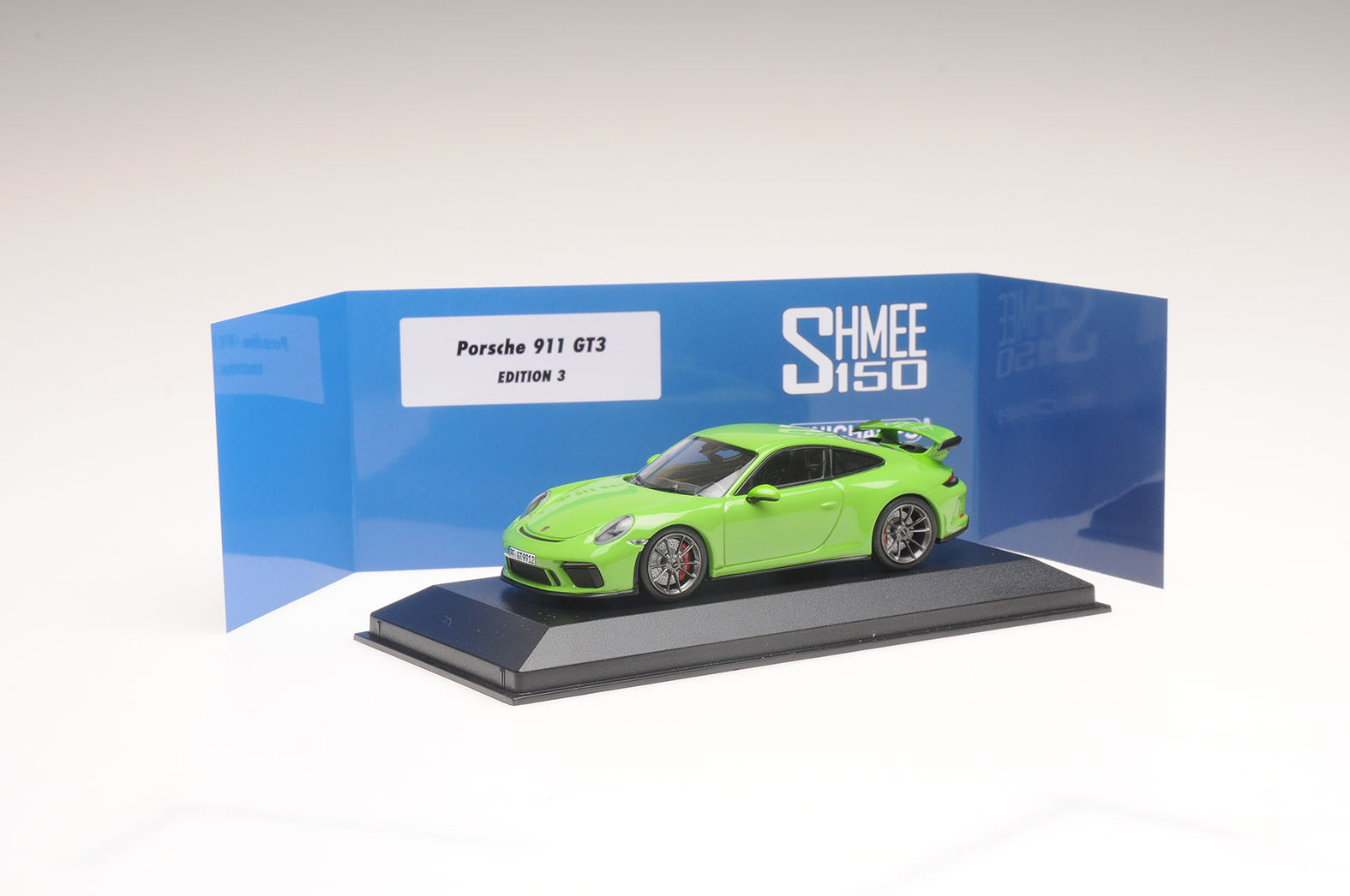 PORSCHE 911 GT3 – 2017 – GREEN  EXCLUSIVE SHMEE150 Single Numbered Limited Edition L.E. 150 pcs. 1:43 model