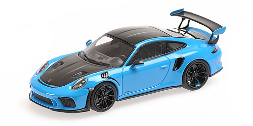 PORSCHE 911 (991.2) GT3RS – 2019 – RIVIERA BLUE – EXCLUSIVE FOR MINICHAMPS.DE - L.E. 100 pcs. 1:43 model