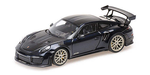 PORSCHE 911 (991.2) GT2RS – 2018 – BLUE METALLIC (WEISSACHPAKET) – EXCL. MINICHAMPS – PL4YERONE - L.E. 100 pcs. 1:43 model