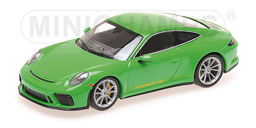 PORSCHE 911 (991.2) GT3 TOURING – 2018 – GREEN – EXCL. FOR MINICHAMPS.DE L.E. 100 pcs. 1:43 model