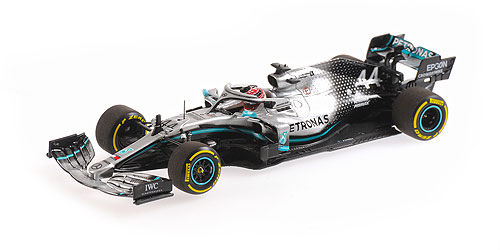 MERCEDES-AMG PETRONAS MOTORSPORT F1 W10 EQ POWER – HAMILTON – 1ST BAHRAIN GP 2019 – EX. MINICHAMPS - L.E. 219 pcs. 1:43 model