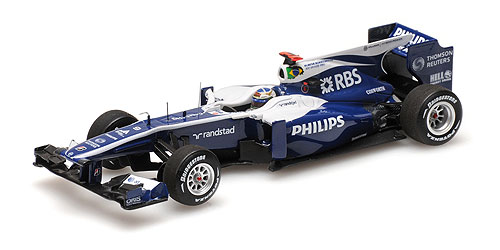 AT&T WILLIAMS COSWORTH FW32 – RUBENS BARRICHELLO – 300TH GP BELGIAN GP 2010 1:43 model