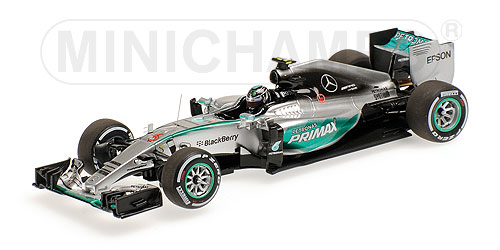MERCEDES AMG PETRONAS F1 TEAM W06 HYBRID – NICO ROSBERG – MALAYSIAN GP 2015 1:43 model