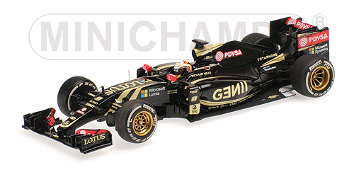LOTUS F1 TEAM LOTUS E23 HYBRID – ROMAIN GROSJEAN – 3RD PLACE BELGIAN GP 2015 L.E. 300 pcs. 1:43 model