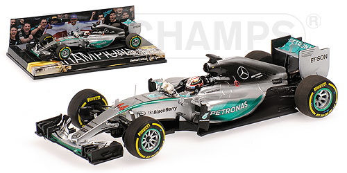 MERCEDES AMG PETRONAS F1 TEAM W06 HYBRID – LEWIS HAMILTON – WINNER USA GP 2015 L.E. 1015 pcs. 1:43 model