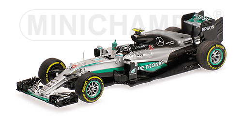 MERCEDES AMG PETRONAS F1 TEAM – F1 W07 HYBRID – ROSBERG – WORLD CHAMPION – ABU DHABI GP 2016 L.E. 1016 pcs. 1:43 model