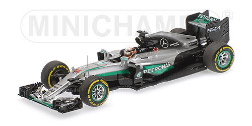 MERCEDES AMG PETRONAS F1 TEAM – F1 W07 HYBRID – LEWIS HAMILTON – WINNER ABU DHABI GP 2016 L.E. 500 pcs. 1:43 model