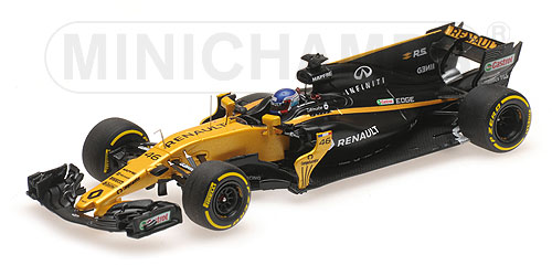 RENAULT SPORT FORMULA ONE TEAM RS17 – SERGEY SIROTKIN – TEST F1 BAHRAIN 2017 L.E. 168 pcs. 1:43 model