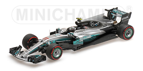 MERCEDES AMG PETRONAS FORMULA ONE TEAM F1 W08 EQ POWER+ – VALTTERI BOTTAS – 1ST WIN RUSSIAN GP 2017 L.E. 432 pcs. 1:43 model