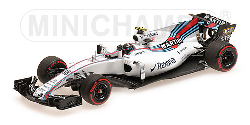 WILLIAMS MARTINI RACING MERCEDES FW40 – LANCE STROLL – 3RD PLACE AZERBAIJAN GP 2017 - L.E. 300 pcs. 1:43 model
