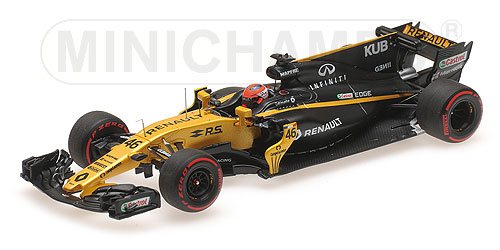 RENAULT SPORT FORMULA ONE TEAM RS17 – ROBERT KUBICA – TESTING HUNGARORING 2017 L.E. 504 pcs. 1:43 model