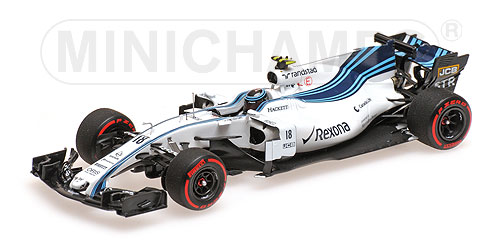 WILLIAMS MARTINI RACING MERCEDES FW40 – LANCE STROLL – ABU DHABI GP 2017 L.E. 250 pcs. 1:43 model