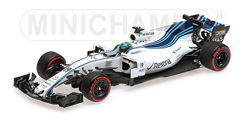 WILLIAMS MARTINI RACING MERCEDES FW40 – FELIPE MASSA – LAST GP – ABU DHABI GP 2017 L.E. 550 pcs. 1:43 model