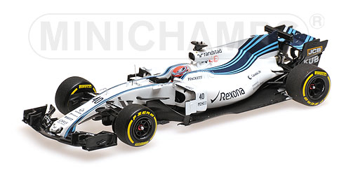 WILLIAMS MARTINI RACING MERCEDES FW40 – ROBERT KUBICA – ABU DHABI TESTING NOVEMBER 2017 L.E. 250 pcs. 1:43 model