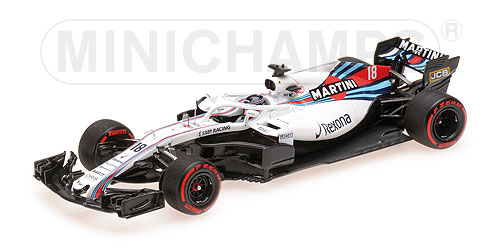 WILLIAMS MARTINI RACING MERCEDES FW41 – LANCE STROLL – 2018 1:43 model