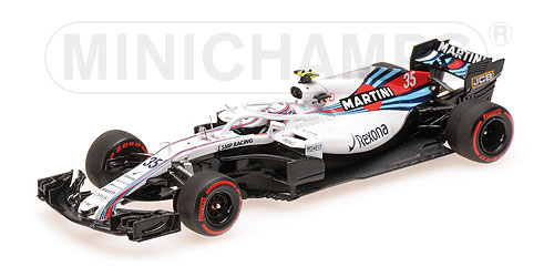 WILLIAMS MARTINI RACING MERCEDES FW41 – SERGEY SIROTKIN – 2018 1:43 model