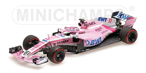 SAHARA FORCE INDIA F1 MERCEDES VJM11 – SERGIO PÉREZ – 3RD PLACE AZERBAIJAN GP 2018 - L.E. 504 pcs. 1:43 model