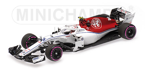 ALFA ROMEO SAUBER F1 TEAM FERRARI C37 – ANTONIO GIOVINAZZI – TESTING ABU DHABI GP – 2018 L.E. 258 pcs. 1:43 model