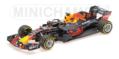 ASTON MARTIN RED BULL RACING – DANIEL RICCIARDO – SHOWCAR 2018 L.E. 150 pcs. 1:43 model