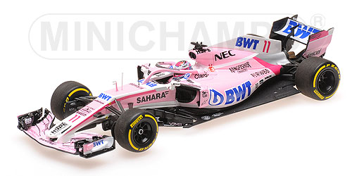 SAHARA FORCE INDIA F1 TEAM – SERGIO PÉREZ – SHOWCAR 2018 L.E. 150 pcs. 1:43 model
